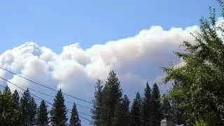 Dixie Fire In Plumas County From Quincy California