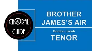 Brother James's Air - TENOR | Arr Gordon Jacob