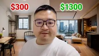 I Compared $300 vs $1300 Apartments in China🇨🇳