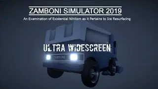 ZAMBONI SIMULATOR 2019 (2020) - PC Ultra Widescreen 3840x1080 ratio 32:9 (Samsung CHG90)