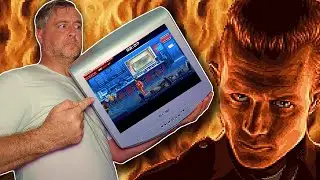 Терминатор 2D. Нет судьбы... Но он воспроизводится на 25-летнем ЭЛТ-телевизоре.