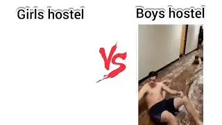 girlsVsBoy hostel #shortsvideo
