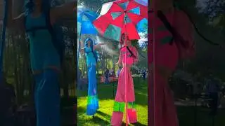 The Mister Sisters at Aspen Pride Event | Stilt walkers in Colorado! #pride #oasis
