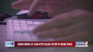 Senior warns of scam after falling victim to online fraud