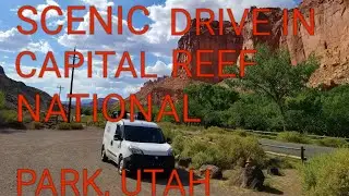 Scenic Drive In Capital Reef National Park, Stephanie and Horses