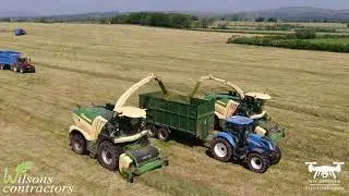WILSONS CONTRACTORS - 1ST CUT SILAGE - WITHGILL FARM LTD - 2021