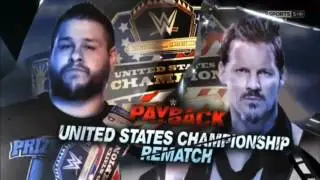WWE Payback 2017 Kevin Owens vs. Chris Jericho - United States Championship - Official Match Card HD