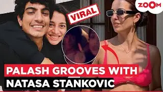Palash Muchhal caught dancing to &lsquo;Duniya Rakhun Joote Ke Neeche&rsquo; with Natasa Stankovic in VIRAL clip