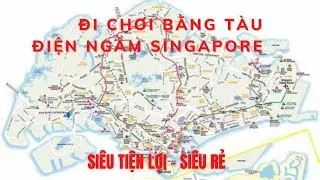 DU LỊCH SINGAPORE I Cách đi tàu điện ngầm  (MRT) cho người đi lần đầu tiên.