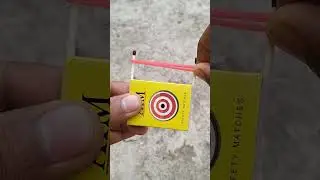 Matchbox Burn New Matchbox Trick || #shorts