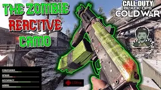 The ZOMBIE REACTIVE CAMO 🧟 (Black Ops Cold War Blueprints - Z-74u & Neutralizer)