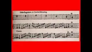 Elway Bevin: Zweistimmiger Kanon in der Oberquint mit C.f.