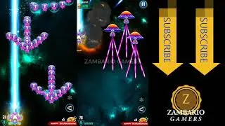 Galaxy Attack Alien Shooter Thanks Giving Event Level 17 | Dynastinae Boss | Zambario Gamers