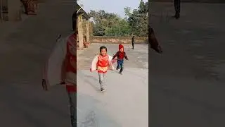 #racing Sambhavi vs Chhoti Bhaiya 🏃&zwj;♀️ 🏃  #learnwithsambhavi #shorts #kids #kidsracing #run #race