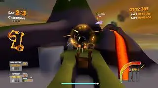 The Karters 2 Time Trials - Molten Crater (4K)