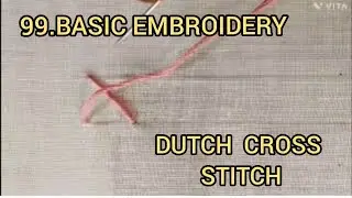 cross stitch family I Dutch cross stitch#basicembroidery #embroiderytutorial #embroiderytutorial
