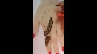 Unique and simple 😍one finger mehndi design ll finger mehndi design ll#shortsll