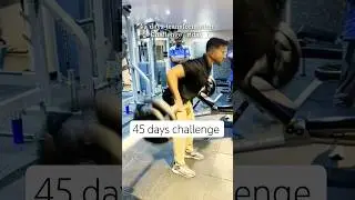 45 days transformation challenge day 1 #gym #45dayschallenge #mousamrana