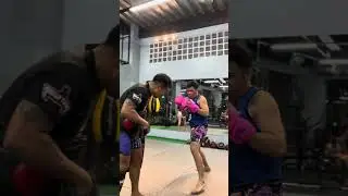 Muay Thai Training Round 3 @ Grit Fitness Gym Cebu #BosxzMarky #MuayThai