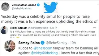 Anand reply to Nikhil's apology tweet || samay's funny tweet on Nikhil Kamanth 😂