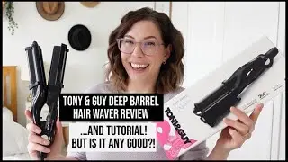Обзор и руководство по укладке Deep Barrel Waver от Tony & Guy! Пляжные волны на коротких волосах...