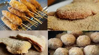 bread crumbs at home | how to make bread crumbs with leftover bread at home by MinHadi Food recipes