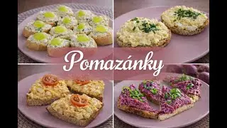 POMAZÁNKY - recepty na 4 výborné pomazánky / co připravit na Silvestr