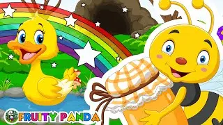 Honey Bees + Five Little Ducks - Nursery Rhymes & Kids Songs | Baby Songs