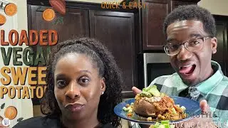 Get LOADED! Vegan Sweet Potatoes Done Right | Cruise Talk & Houston Music Festival | T&J Cooking