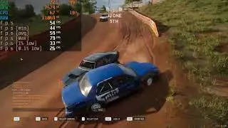 Intel Arc A580 + Ryzen 7 5800x - Wreckfest 2 - Medium Settings