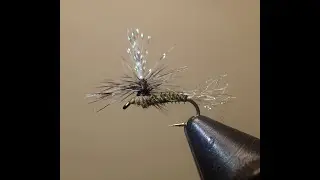 Parachute BWO Emerger with Krystal Flash post
