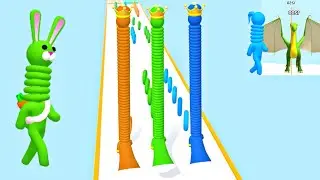 ( World Record ) Long Neck Run ! #longneckrun #newgame #shorts
