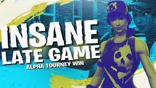 DOMINATING THE ALPHA TOURNAMENT! 15 KILL WIN (Fortnite BR Full Match)