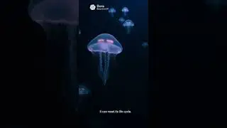 Glowing Jellyfish #ocean #curious #education #facts #shorts #octopus