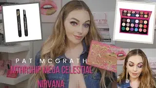 NEW Pat Mcgrath MTHRSHIP MEGA: CELESTIAL NIRVANA & IntensifEYES Artistry Wand Review. 2 Looks!