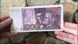 REVIEW OF PROP MONEY NOTES 1000 GERMAN MARKS MFP