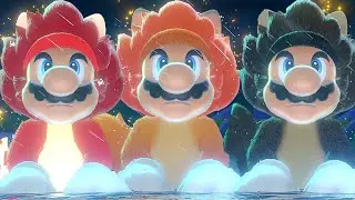 Super Mario 3D World + Bowser's Fury - Ultimate Giga Cat Race (Orange Vs. Red Vs. Black)