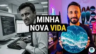 Porque eu resolvi come&ccedil;ar na arte marinha em resina e n&atilde;o saio nunca mais.