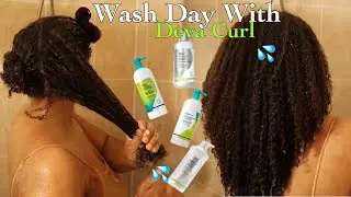 Wash Day With DEVA CURL | Vegan & Cruelty Free Wash Day Routine for Natural Hair
