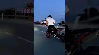 Rolling burnout 🔥&hearts;️ #supermoto #burnout