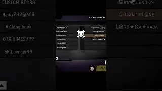 free fire pro squad /and nice name 😎/#shortvideo #impossible