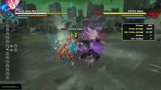 DRAGON BALL XENOVERSE 2 New Goku Black Rose tech combo (ADVANCED and Possible Online)