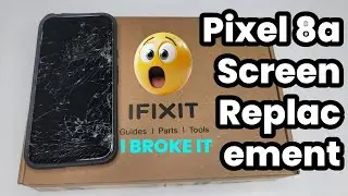 Installing the Genuine Pixel 8a Screen from iFixit #pixel #googlepixel #pixel8a #ifixit