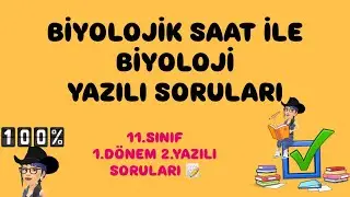 11.SINIF 1.D&Ouml;NEM 2.YAZILI SORULARI  #yazılıyahazırlık #yazili  #sorucevap✏️📝✏️ #2025 #2026 #BİYOLOJİ
