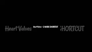 ❤️ Heart Valves &ndash; 2 Mark ഉറപ്പ്!20 സെക്കൻഡിൽ മുഴുവൻ ഓർമ്മിക്കാം 💯