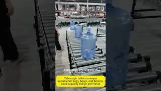 Flexible roller conveyors,Custom sizing.Choice of materials.Direct factory prices #rollerconveyor