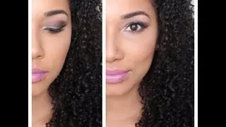 Milk Chocolate Smokey Eyes + Pink/Purple Lips