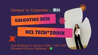 HCL Tech &times; Zodix Campus Placement Drive🔥| Student Coordinator Experience💯 | Tips & Experience 🙌🏻
