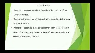 Safety toolbox talk 35 Wind Socks