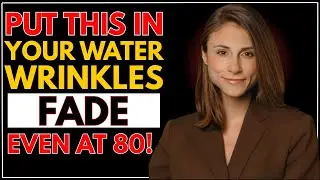 Senior: STOP Drinking Plain Water! Add THIS to Boost Collagen, Firm Skin & Smooth Wrinkles| Dr. Dray